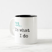 Kilometer Golland Tee ist es, was ich Tasse tue (Vorderseite Links)