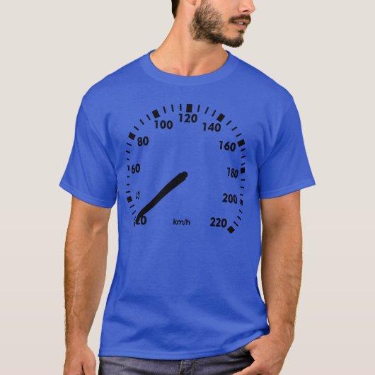 Kilometer-Tachometer Auto Freund T-Shirt (Vorderseite)