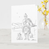 Kilometerweise Scotland Card Karte (Gelbe Blume)