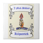 Kilpatrick Dolchi Mak Sikkar Fliese (Vorderseite)