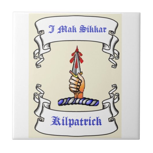 Kilpatrick Dolchi Mak Sikkar Fliese (Vorderseite)
