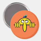 Kilroy Fly on Head Magnet (Vorderseite/Rückseite)