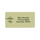 Kilroy war hier adressaufkleber (Vorne)