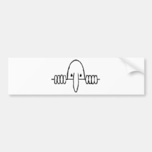 Kilroy war HIER Autoaufkleber