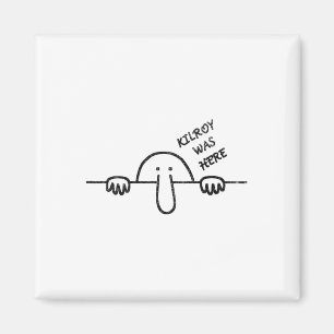 Kilroy war hier Graffiti Art Magnet