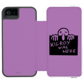 Kilroy war hier incipio iPhone Geldbeutel-Hülle (Folio Geöffnet)