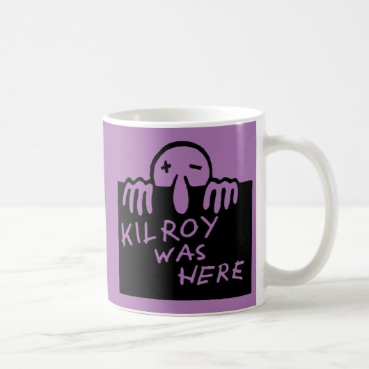 Kilroy war hier kaffeetasse (Rechts)