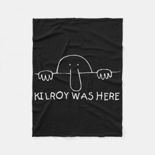Kilroy war hier Shirt - Perfect Veteran Wwii Vinta Fleecedecke