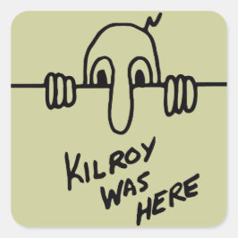 Kilroy war hier Sticker
