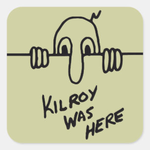 Kilroy war hier Sticker