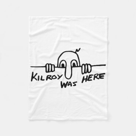 Kilroy war hier - Zweiter Weltkrieg, W2, historisc Fleecedecke (Vorderseite)