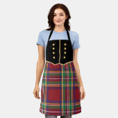 Kilt Print Schürze (Getragen)