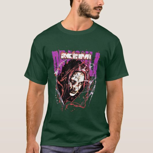 Kim Dracula Mädchen T-Shirt (Vorderseite)