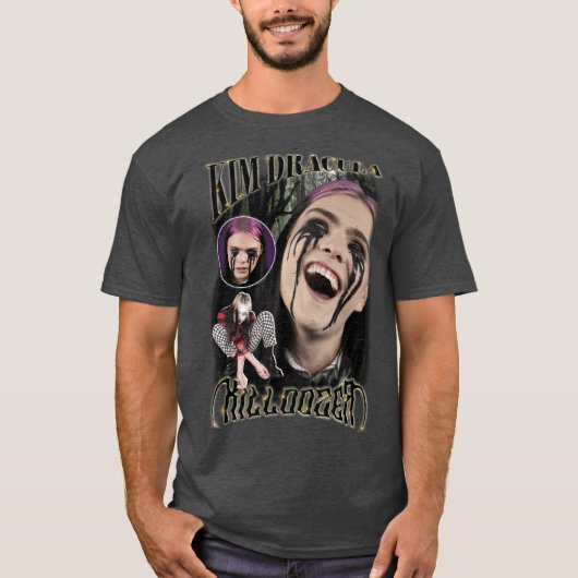 Kim Dracula Vintage 90er Bootleg T-Shirt (Vorderseite)