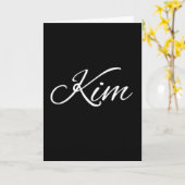 ***KIM*** FREUT SICH AUF "YOU"!!!! KARTE (Gelbe Blume)