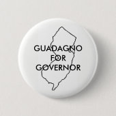 Kim Guadagno für New-Jersey Gouverneur 2017 Button (Vorderseite)