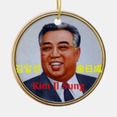 Kim Il Sung #2 Keramik Ornament (Vorne)