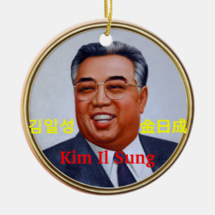Kim Il Sung #2 Keramik Ornament