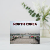 Kim Il-Sung Square Nordkorea Postkarte (Stehend Vorderseite)