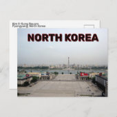 Kim Il-Sung Square Nordkorea Postkarte (Vorne/Hinten)