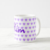 Kim in Lila Kaffeetasse (VorderseiteRechts)