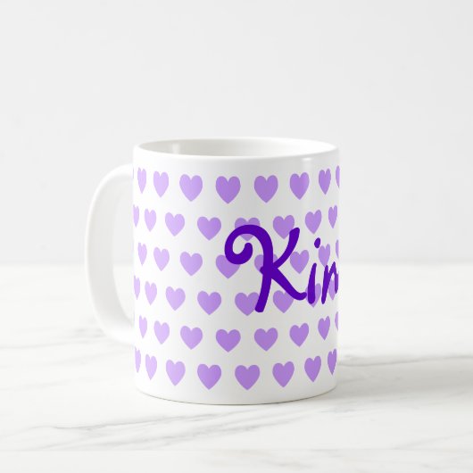 Kim in Lila Kaffeetasse (Vorderseite Links)