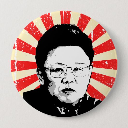 Kim Jong Il Button (Vorderseite)
