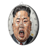 Kim Jong-Il Dartboard - Take Aim, Make Your Point! Dartscheibe (Vorderseite rechts)