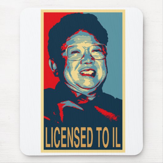 Kim Jong-il genehmigte nach IL Mousepad (Vorne)