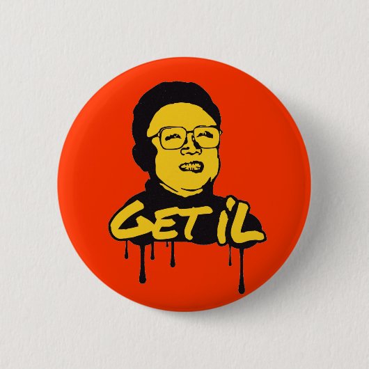 Kim Jong Il - Get's Il Button (Vorderseite)