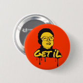 Kim Jong Il - Get's Il Button (Vorne & Hinten)