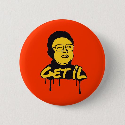 Kim Jong Il - Get's Il Button (Vorderseite)