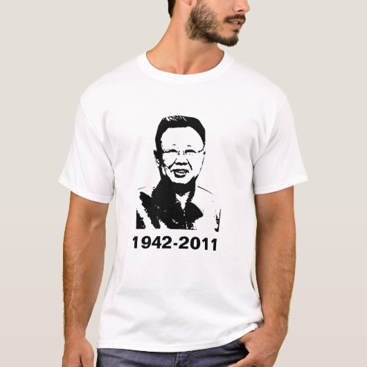 Kim Jong Il ist tot T-Shirt (Vorderseite)