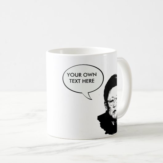 Kim Jong Il Kaffeetasse (VorderseiteRechts)
