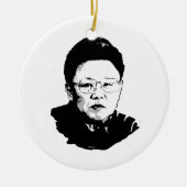 Kim Jong Il Keramikornament (Vorne)