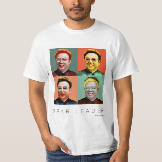 Kim Jong Il: Lieber Leader T-Shirt (Vorderseite)