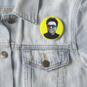 Kim Jong-il - Nordkorea Button (Beispiel)
