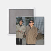 Kim Jong-il, Nordkorea Magnet (Vorderseite/Rückseite)