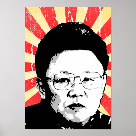 Kim Jong Il Poster (Vorne)