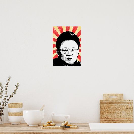 Kim Jong Il Poster (Küche)