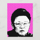 Kim Jong Il Postkarte (Vorderseite)