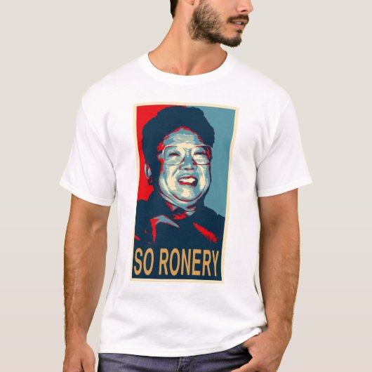 Kim Jong-il Shirt so Ronery (Vorderseite)