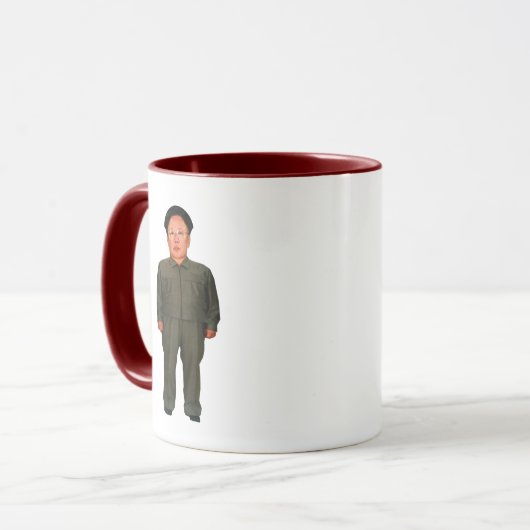 Kim Jong illin Tasse (Vorderseite Links)