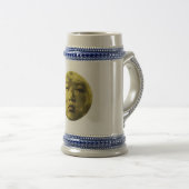 Kim Jong Moon Lustig Bierglas (VorderseiteRechts)