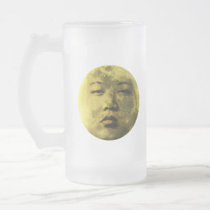 Kim Jong Moon Lustig Mattglas Bierglas