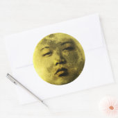 Kim Jong Moon Lustig Runder Aufkleber (Umschlag)