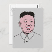 Kim Jong-un | 김 정 은 Postkarte (Vorne/Hinten)