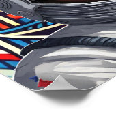 Kim Jong Un als Astronaut - Nordkoreanische Kunst Poster (Ecke)