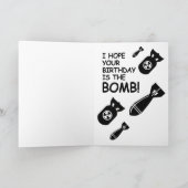 Kim Jong Un Birthday Card - Ich hoffe, Sie haben e Karte (Innenseite)