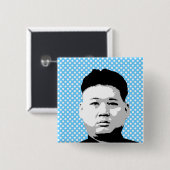 Kim Jong Un Button (Vorne & Hinten)